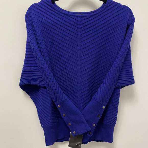 New Alfani Women's Ribbed Snap Detail Sweater - Picture 6 of 8